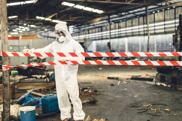 Professional Infectious Disease Decontamination technician working in Sandia, TX